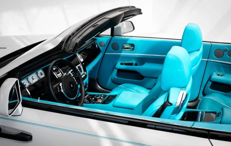 Rolls Royce Dawn 2022 WHITE RENTAL IN DUBAI - undefined